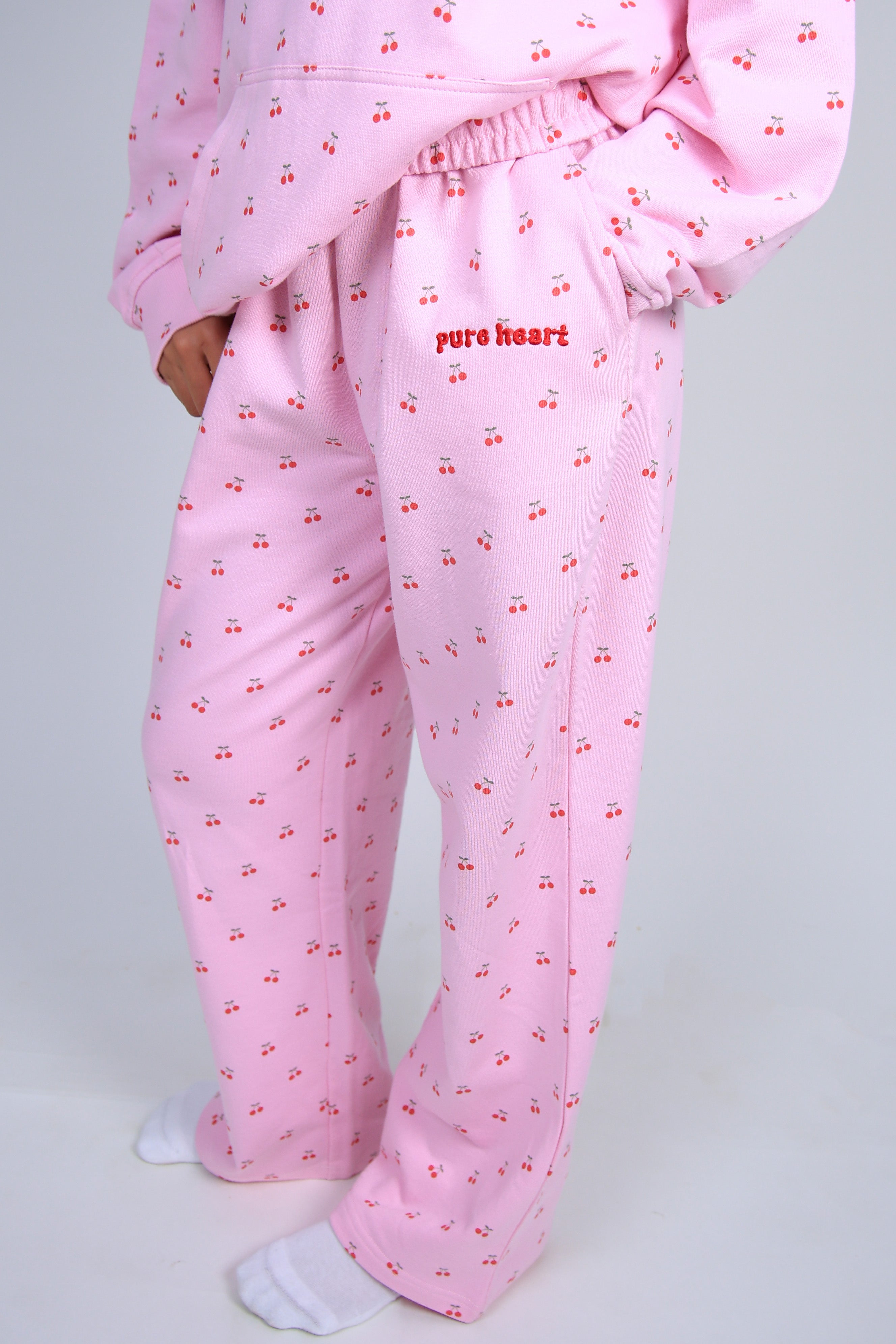 pure heart سروال الكرز الوردي