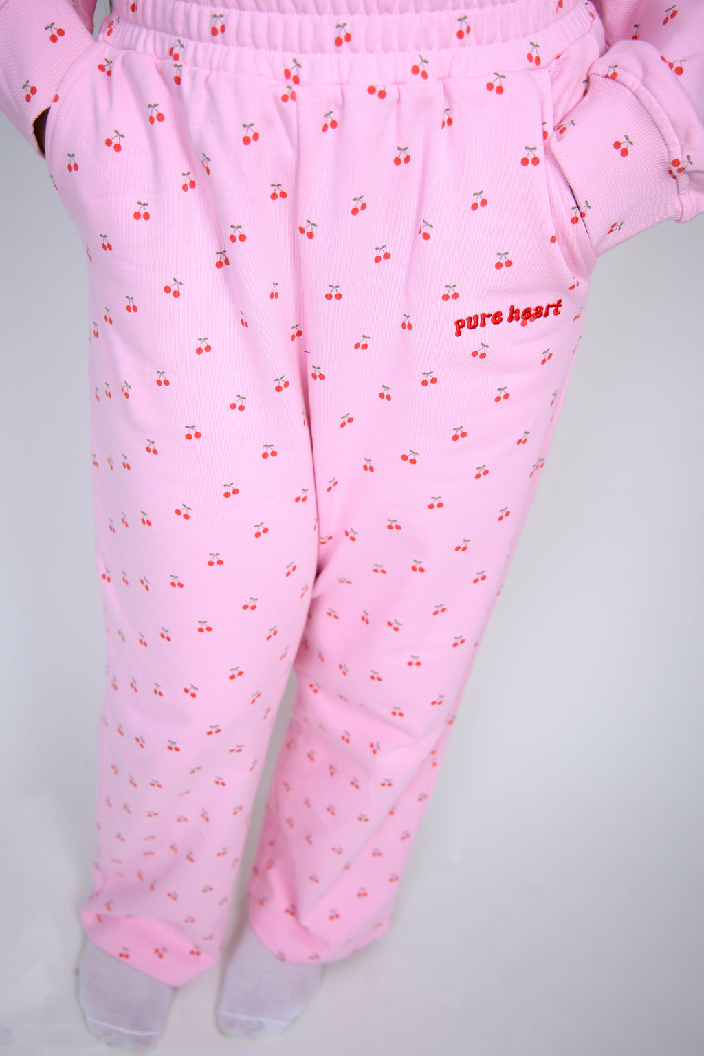 شفا - pure heart  بنطلون الكرز الوردي